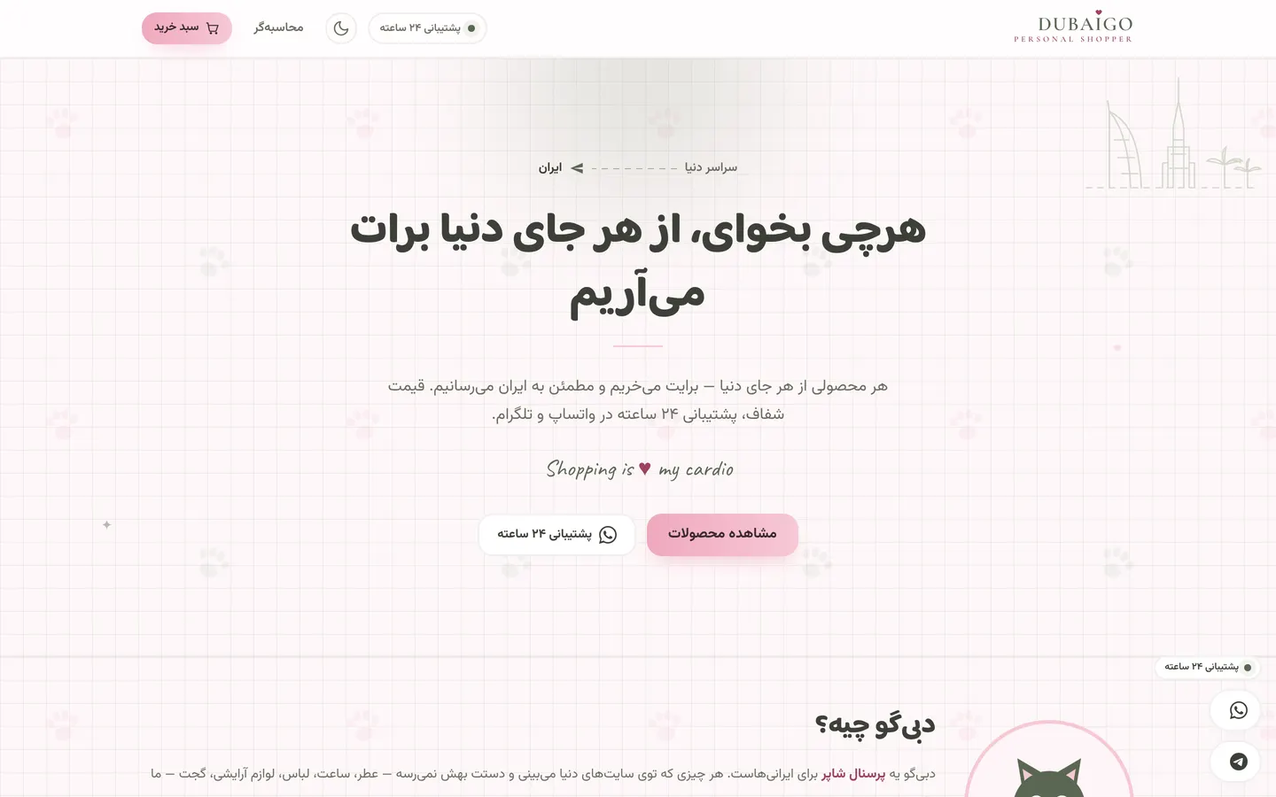 Screenshot of the DubaiGo website